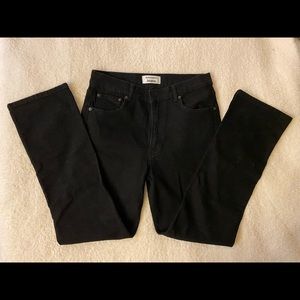 Women’s Reformation black straight leg jeans never worn! Size 8 (size 29)